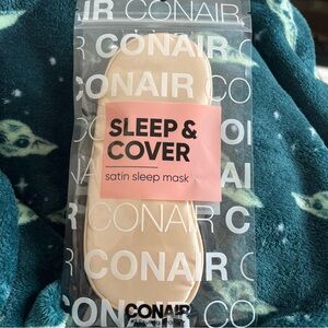 Conair Satin Sleep Mask in Cream, NEW